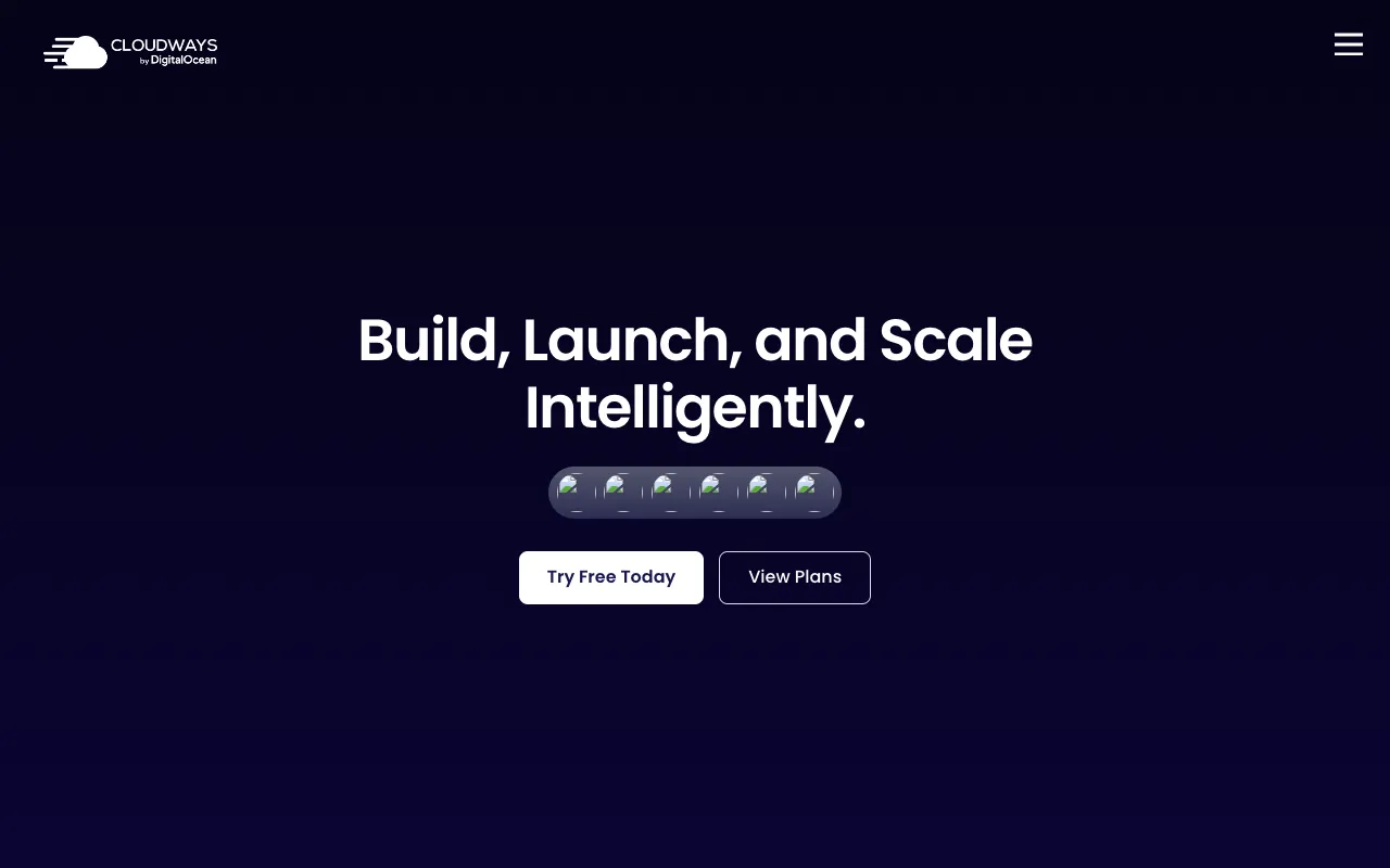 Cloudways homepage screenshot
