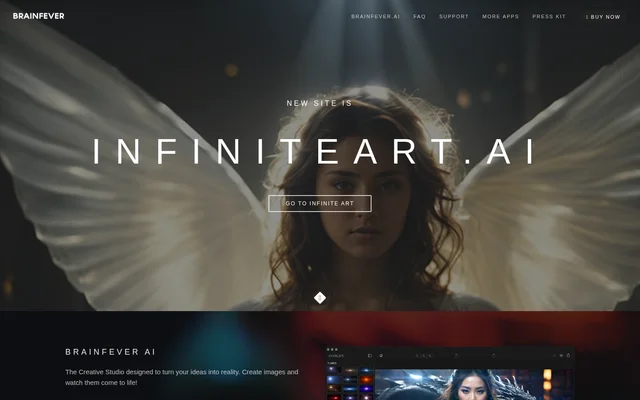 BrainFever website screenshot
