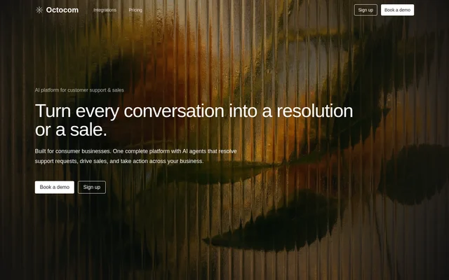 Octocom website screenshot