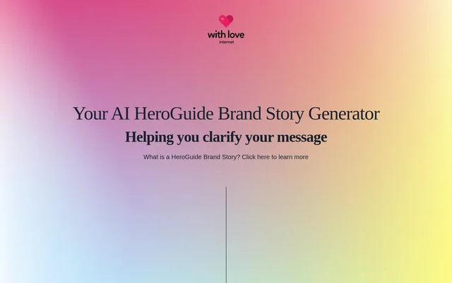 BrandScript Generator website screenshot