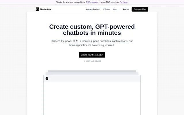 Chatterdocs website screenshot