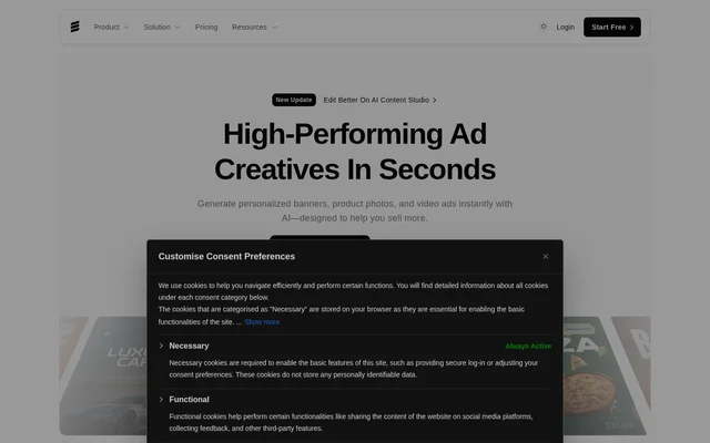 Evercopy website screenshot