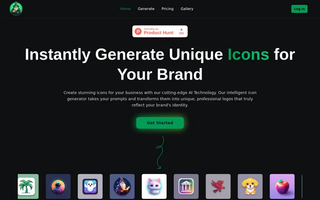 IconWizardAI website screenshot
