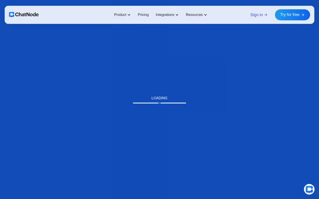 ChatNode website screenshot