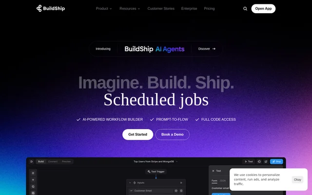 Buildship website screenshot