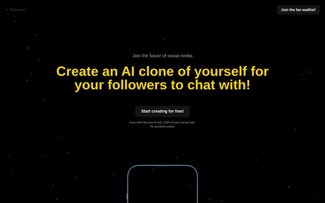 Twinning website screenshot