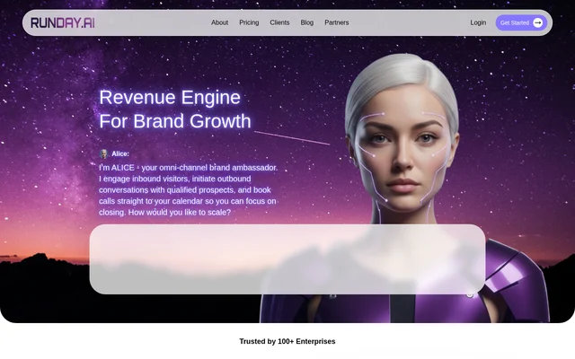 Runday website screenshot