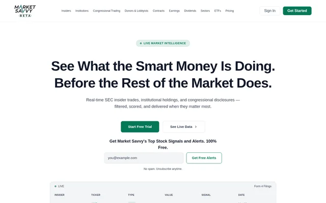 StockGPT website screenshot