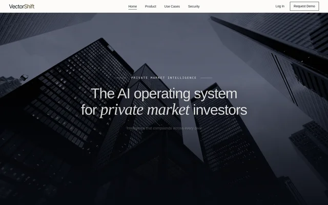 VectorShift website screenshot