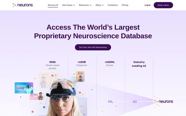 Predict website screenshot