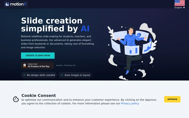 Motionit website screenshot