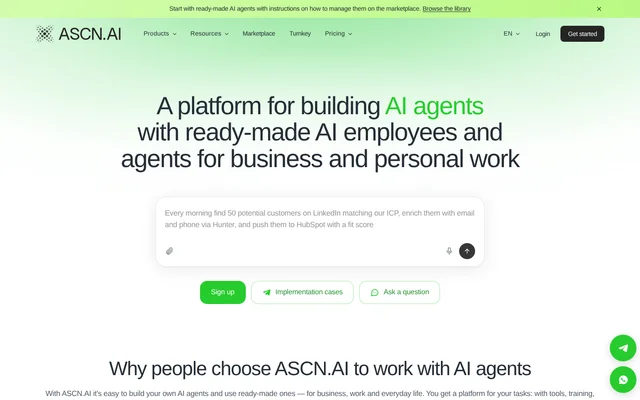 ASCN website screenshot