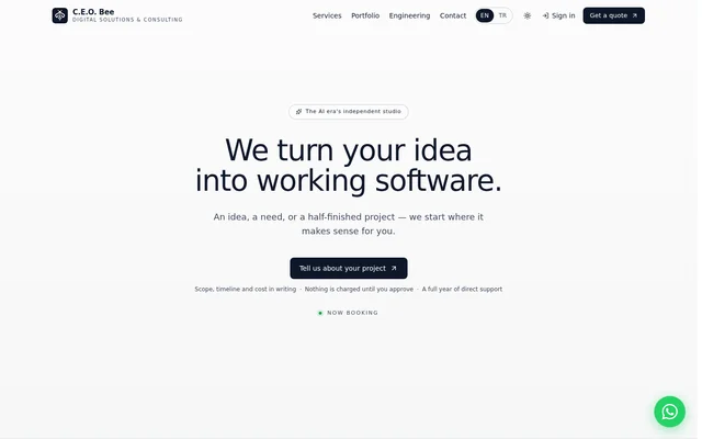 PeakGPT website screenshot