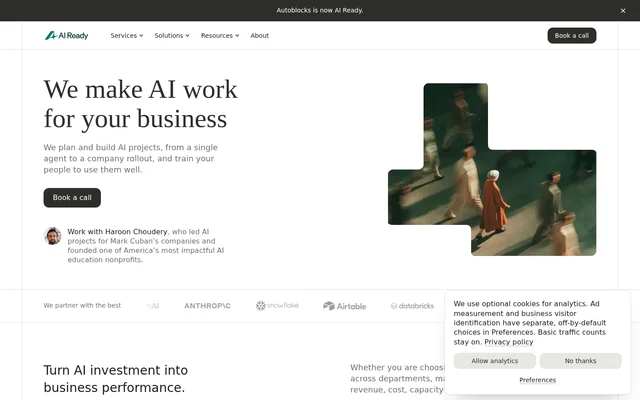 Autoblocks website screenshot