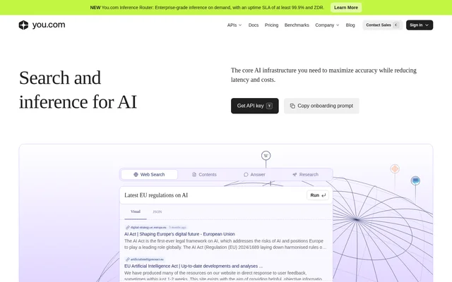 You.com website screenshot