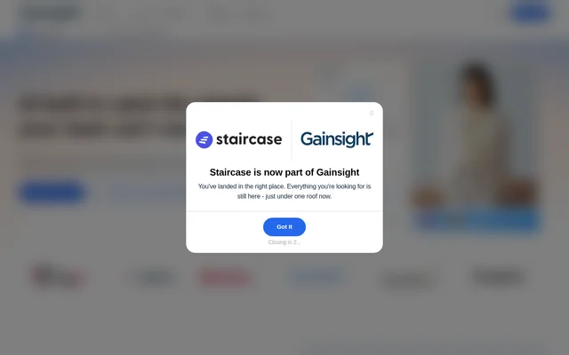 Staircase website screenshot