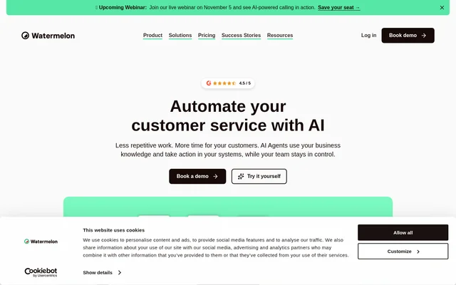 Watermelon website screenshot
