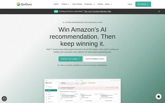 ZonGuru website screenshot