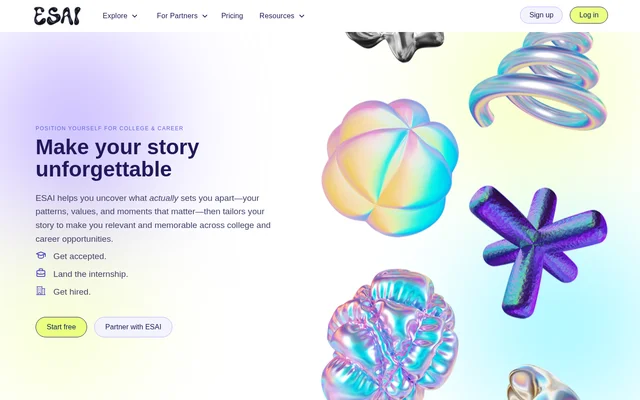 ES.AI website screenshot