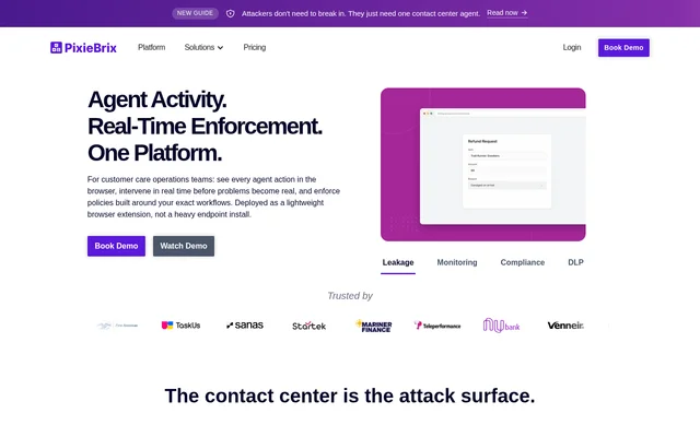 PixieBrix website screenshot