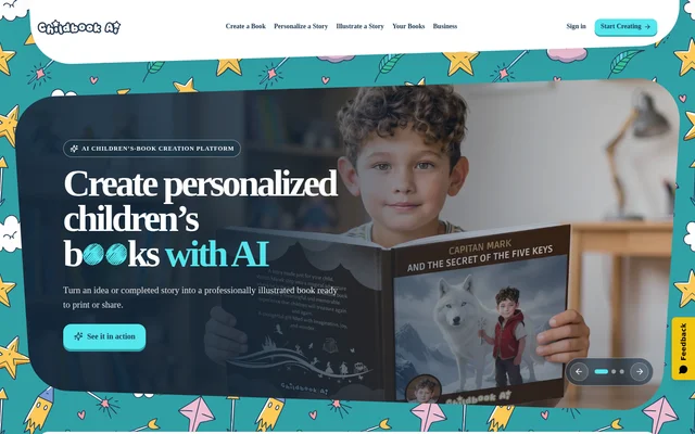 Child Book website screenshot