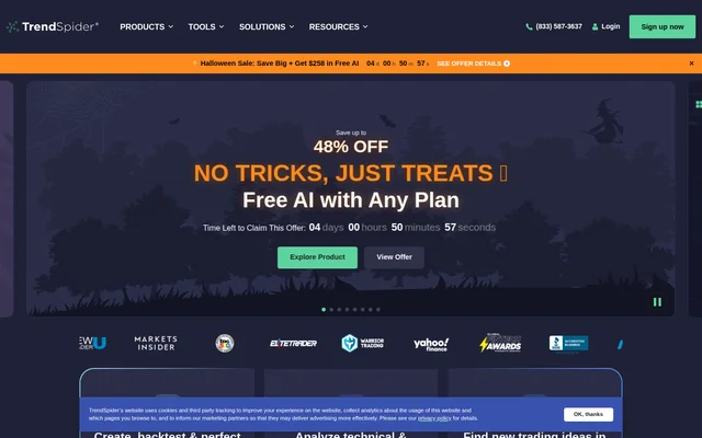 TrendSpider website screenshot