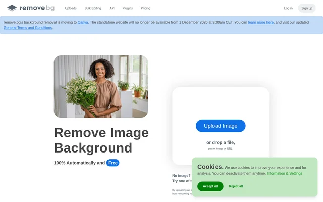 Remove.bg website screenshot