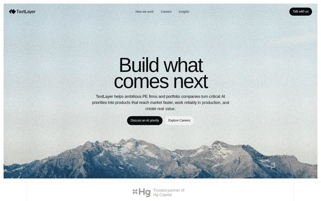 TextLayer website screenshot