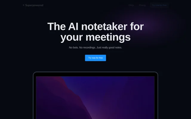 Superpowered Me website screenshot